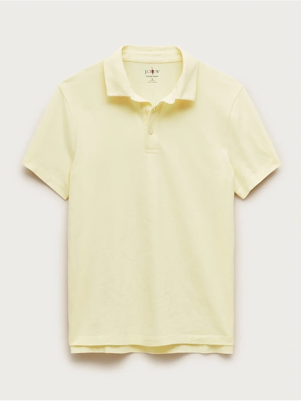 J.Crew Slim sueded cotton polo shirt size M NWT